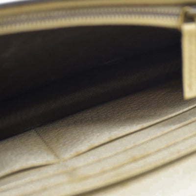 Gucci  GG Supreme Monogram Web Queen Margaret Chain Wallet White