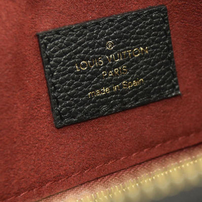 LOUIS VUITTON  Empreinte Monogram Giant Speedy Bandouliere 25 Black Beige RFID