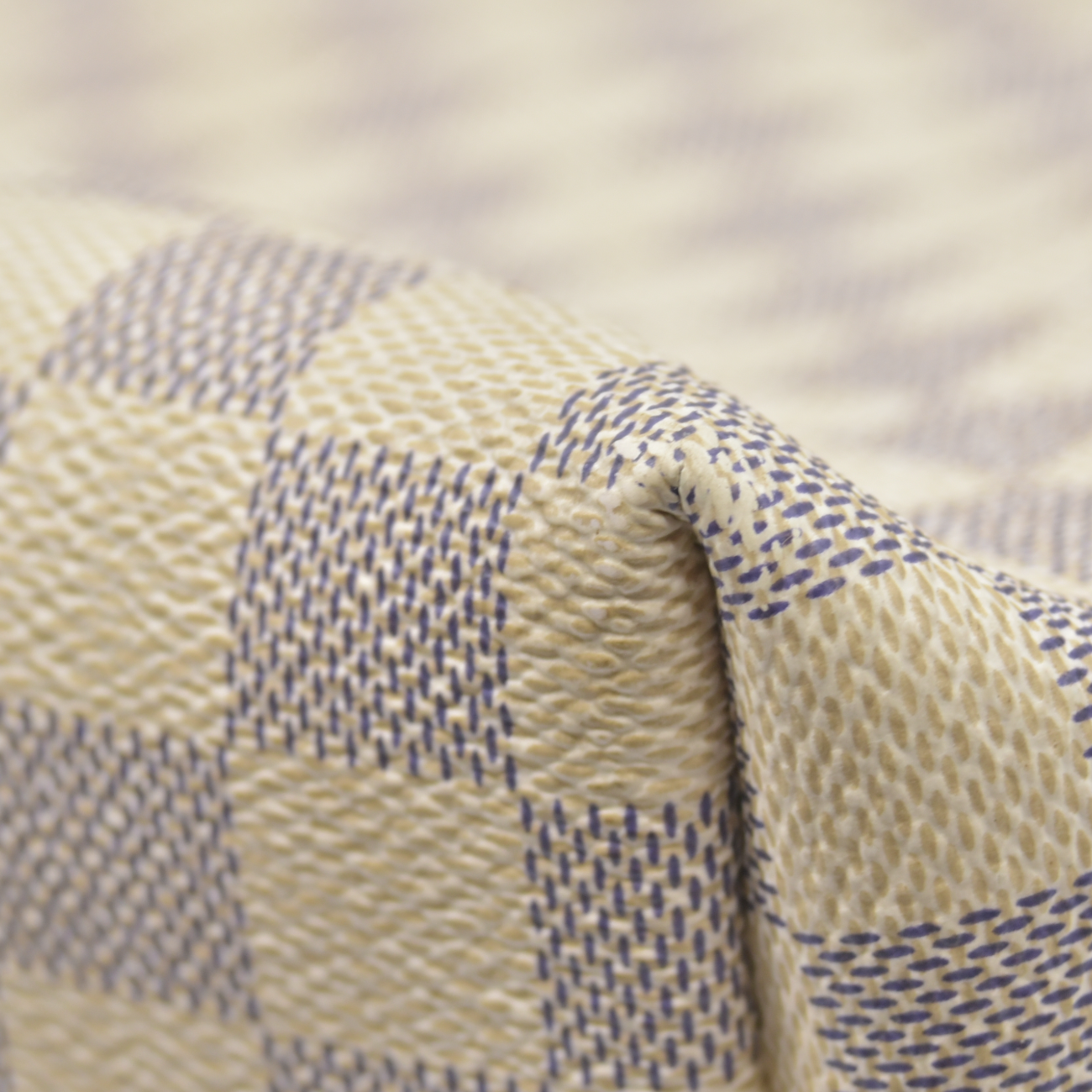 $1980 Louis Vuitton Graceful PM Rose Ballerine White Damier Azur Canvas Tote RFID