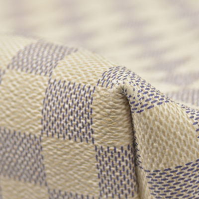 $1980 Louis Vuitton Graceful PM Rose Ballerine White Damier Azur Canvas Tote RFID