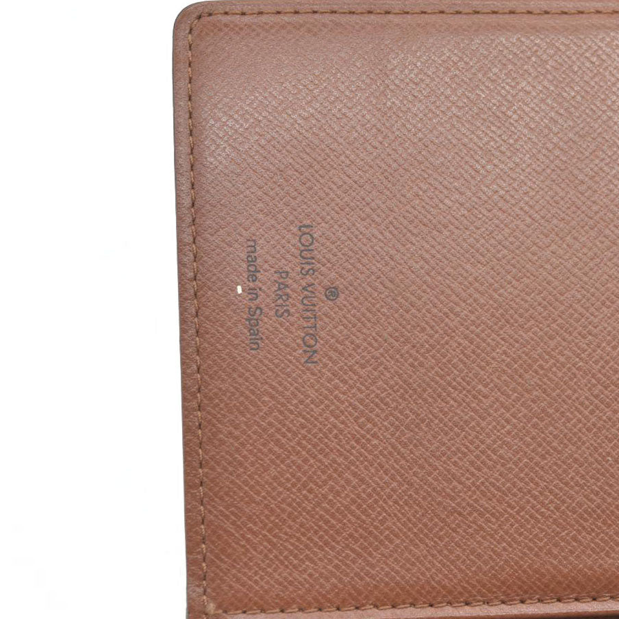 CONSIGNMENT Louis Vuitton Vintage Monogram Pattern Checkbook Holder