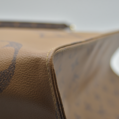 $3555 2020 Louis Vuitton Reverse Monogram Giant Onthego GM FL0230