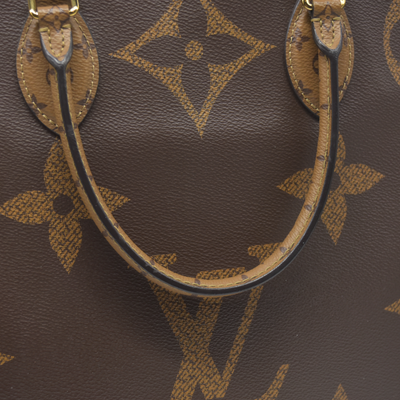 $3555 2020 Louis Vuitton Reverse Monogram Giant Onthego GM FL0230