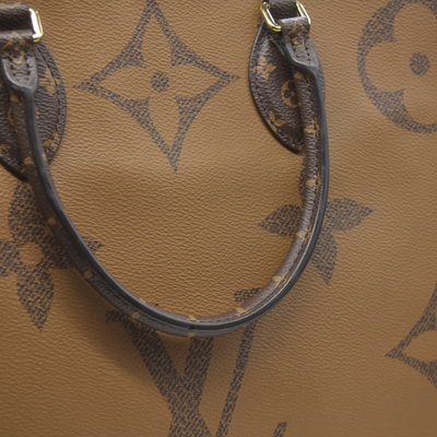 $3555 2020 Louis Vuitton Reverse Monogram Giant Onthego GM FL0230