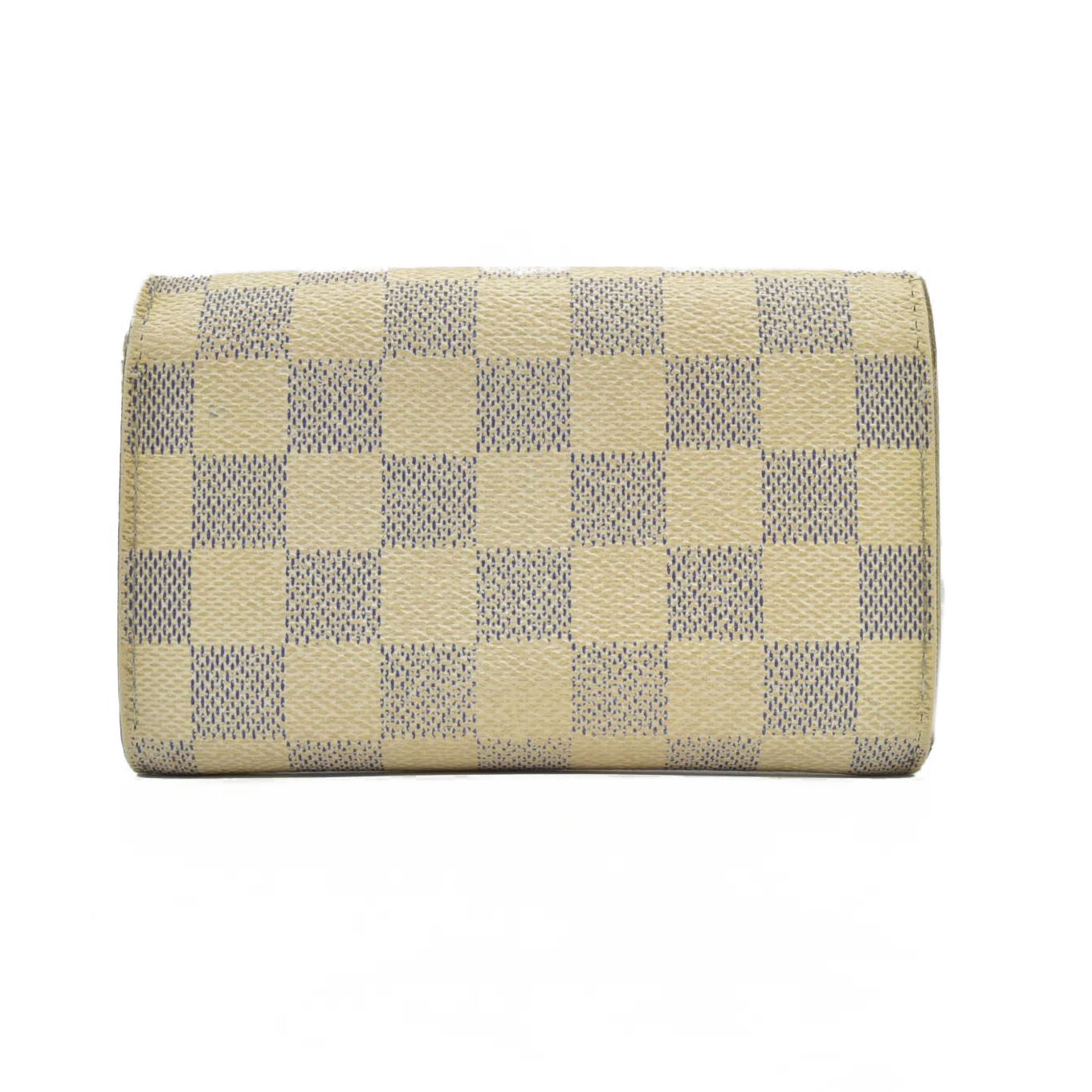 $560 2007 Louis Vuitton Damier Azur Porte Monnaie Billets Tresor Bifold Wallet CA5007