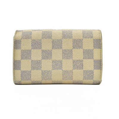 $560 2007 Louis Vuitton Damier Azur Porte Monnaie Billets Tresor Bifold Wallet CA5007