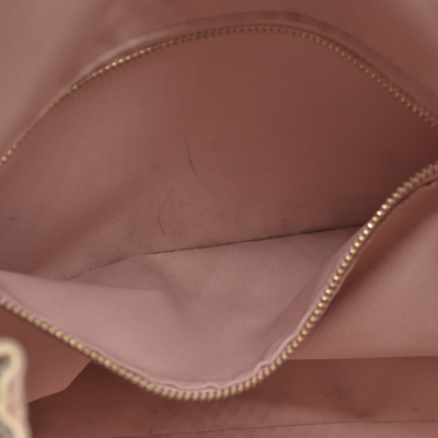 $1980 Louis Vuitton Graceful PM Rose Ballerine White Damier Azur Canvas Tote RFID