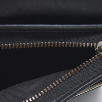 $580 CONSIGNMENT Gucci GG Marmont Quilted Bifold Compact Wallet Black