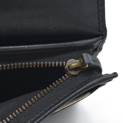 $580 CONSIGNMENT Gucci GG Marmont Quilted Bifold Compact Wallet Black