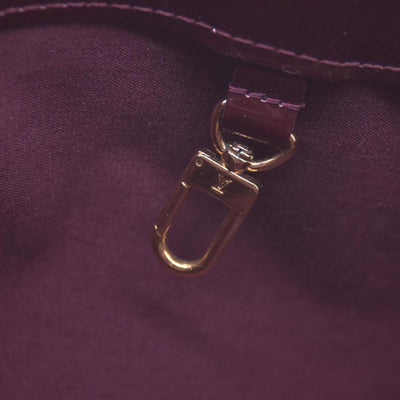 $1270 2010 Louis Vuitton Monogram Vernis Wilshire PM Amarante SN2180 CONSIGNMENT
