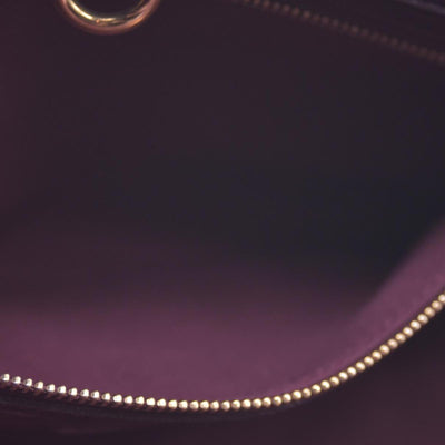 $1270 2010 Louis Vuitton Monogram Vernis Wilshire PM Amarante SN2180 CONSIGNMENT