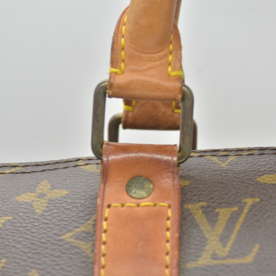 $2630 Louis Vuitton Keepall Bandouliere 50 Brown Monogram VI1920 1990
