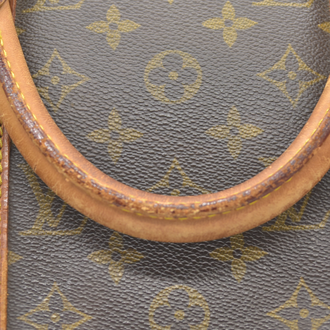 $2630 Louis Vuitton Keepall Bandouliere 50 Brown Monogram VI1920 1990