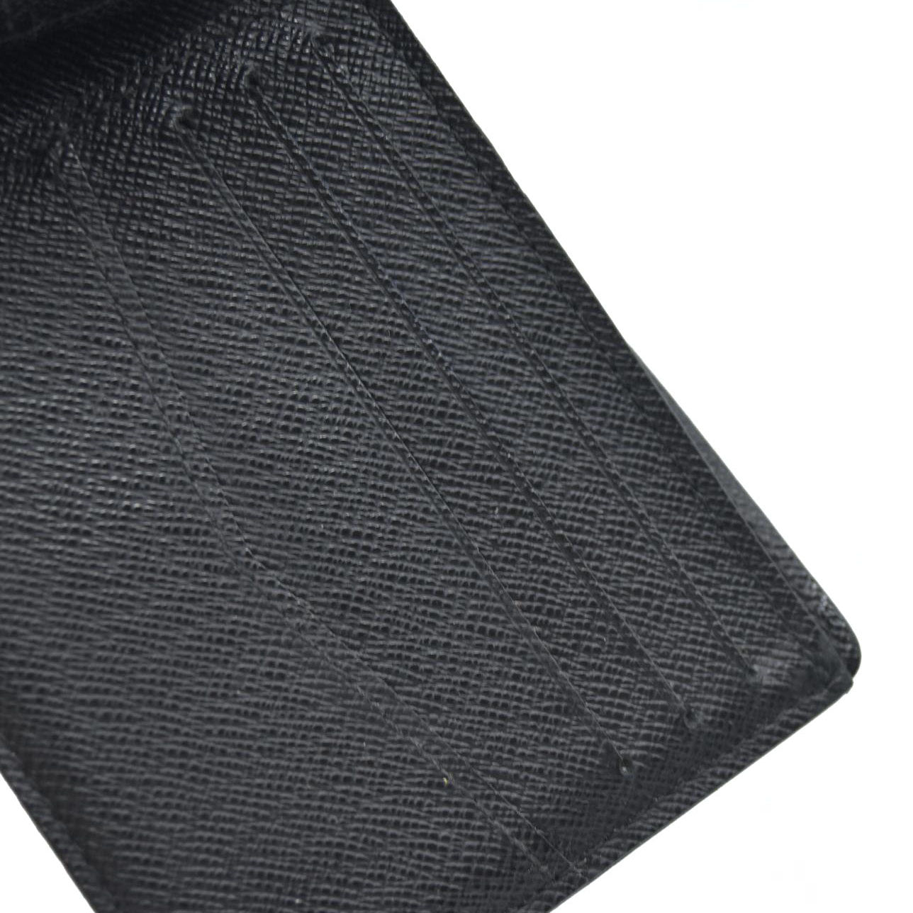 $545 CONSIGNMENT LOUIS VUITTON Damier Graphite Portefeuille Multiple Bifold Wallet Black SP0136