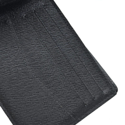$545 CONSIGNMENT LOUIS VUITTON Damier Graphite Portefeuille Multiple Bifold Wallet Black SP0136