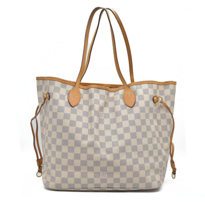 $2170 Louis Vuitton  Damier Azur Neverfull MM AR3164