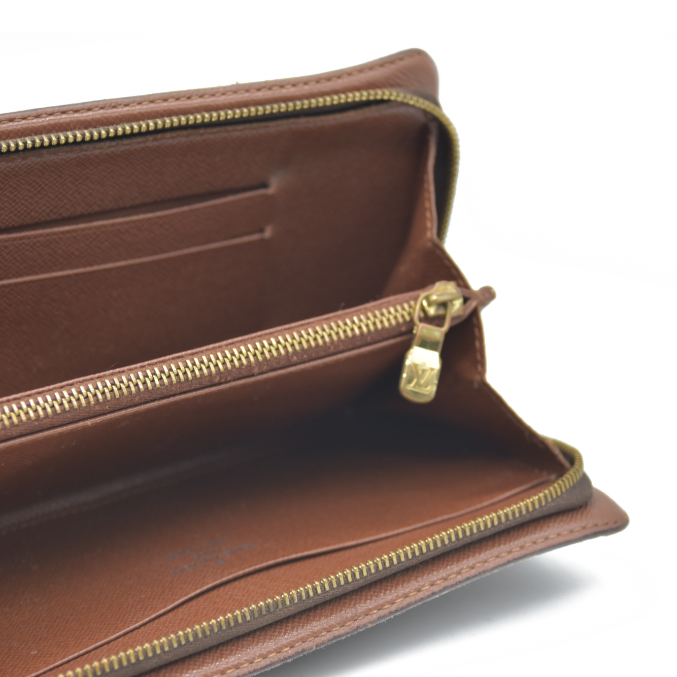 LOUIS VUITTON Monogram Porte Monnaie Zip Around Long Wallet