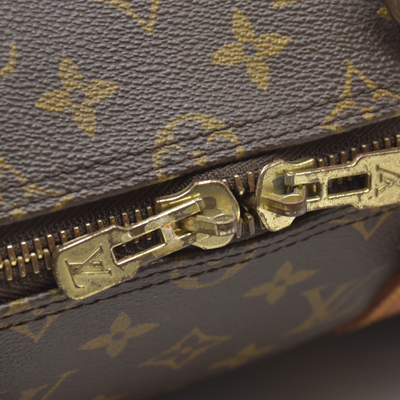 $2630 Louis Vuitton Keepall Bandouliere 50 Brown Monogram VI1920 1990