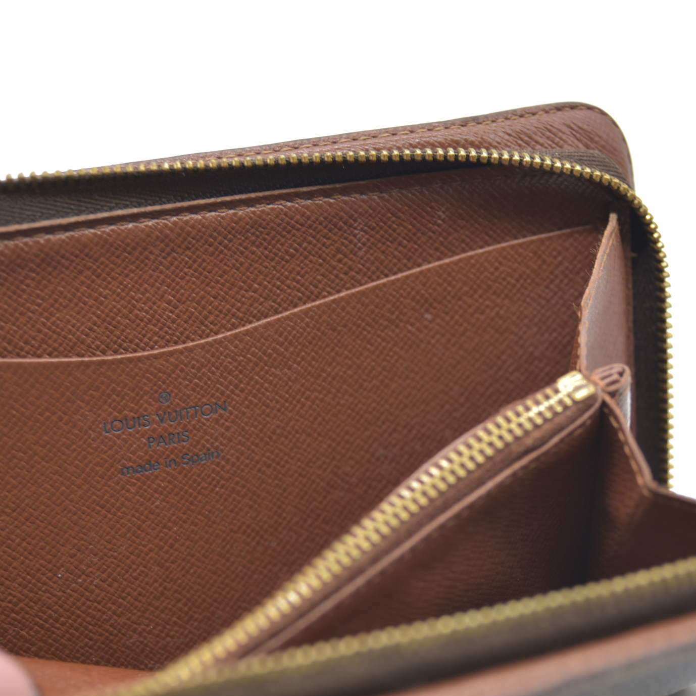 LOUIS VUITTON Monogram Porte Monnaie Zip Around Long Wallet