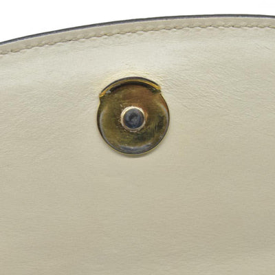 $1980 Gucci Cream Zumi Top Handle Chain Flap Interlocking G Horsebit