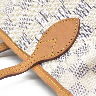 $2170 Louis Vuitton  Damier Azur Neverfull MM AR3164