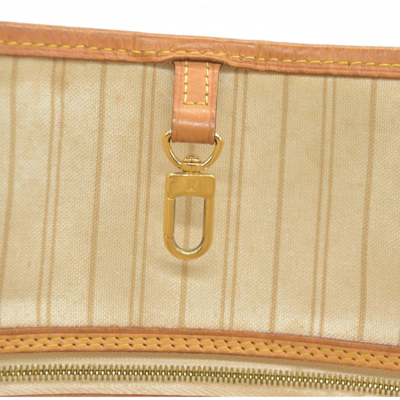 $2170 Louis Vuitton  Damier Azur Neverfull MM AR3164