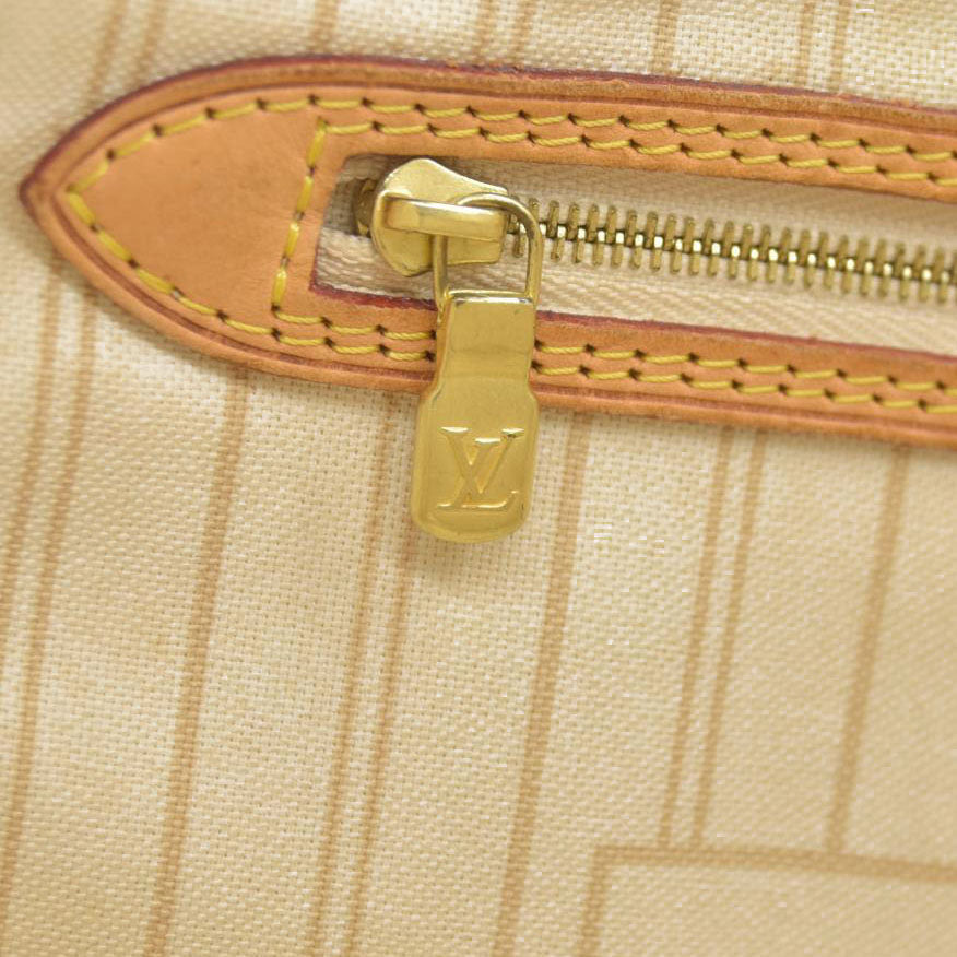 $2170 Louis Vuitton  Damier Azur Neverfull MM AR3164