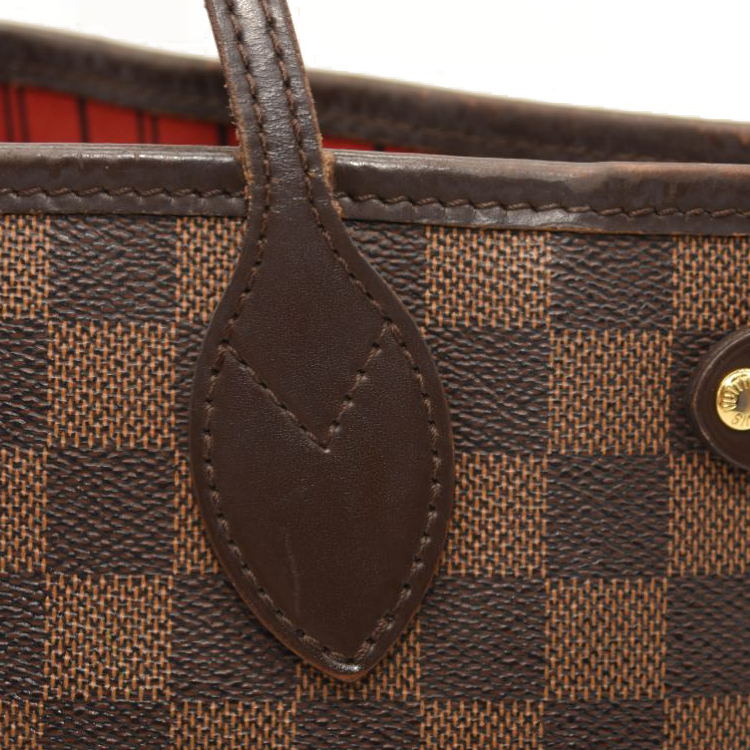 LOUIS VUITTON Damier Ebene Neverfull PM Tote SA1132