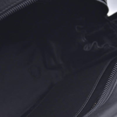 $650 LOEWE Smooth Calfskin Anagram Square Plaque Cosmetic Case Black CONSIGNMENT 10021216