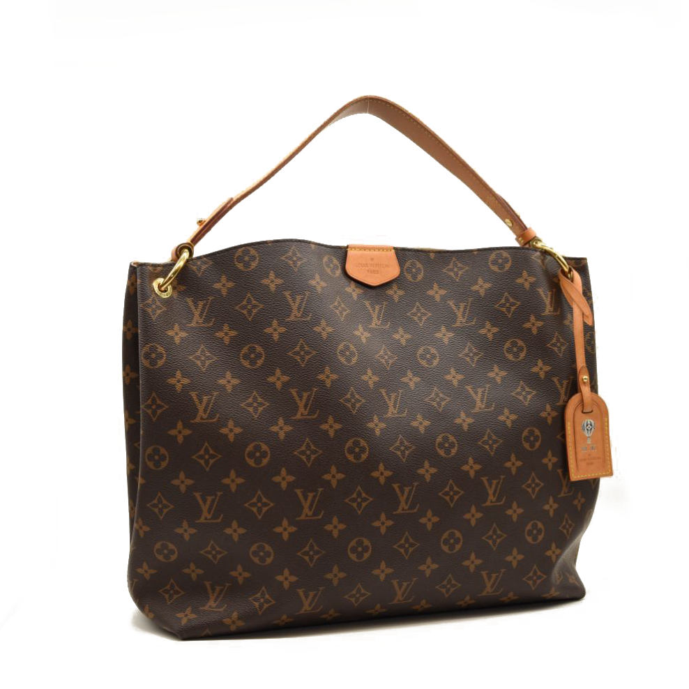 2018 Louis Vuitton Graceful Mm Brown Monogram Canvas Tote RI3138