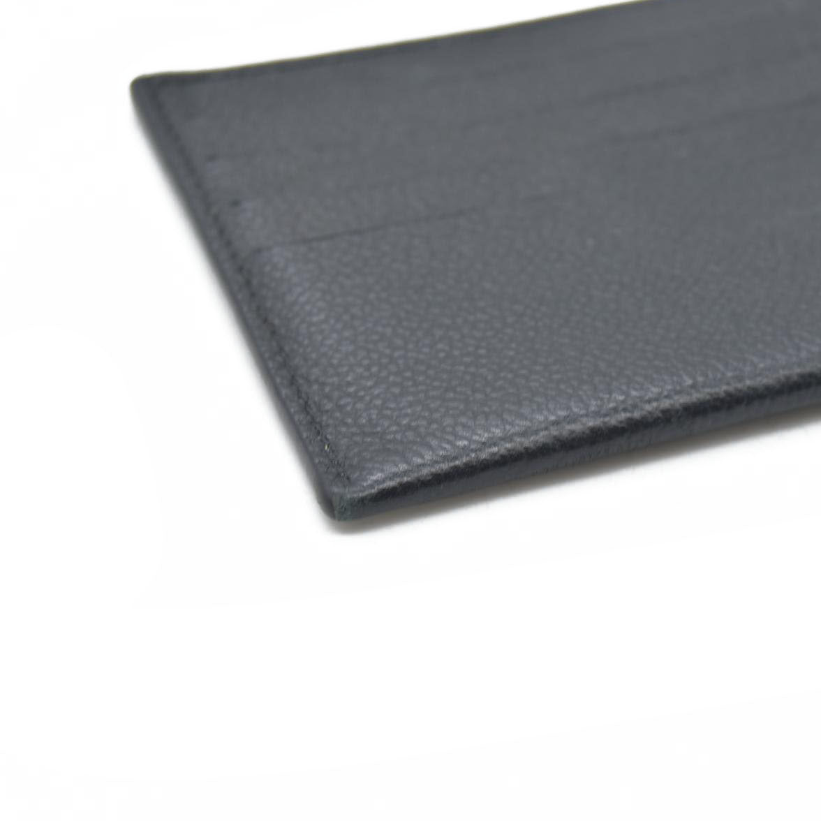 $440 Louis Vuitton  Calfskin Felicie Chain Wallet Card Holder Insert Black