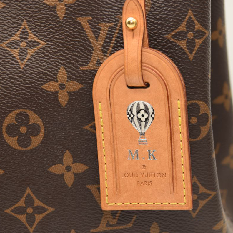 2018 Louis Vuitton Graceful Mm Brown Monogram Canvas Tote RI3138