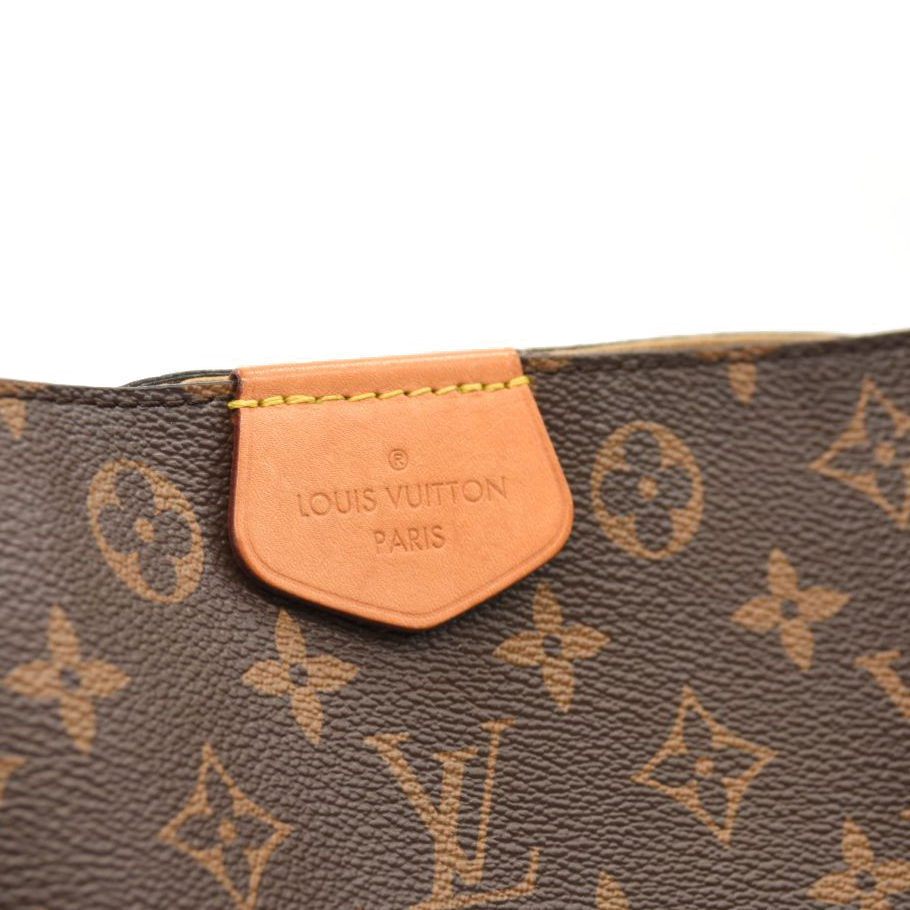 2018 Louis Vuitton Graceful Mm Brown Monogram Canvas Tote RI3138