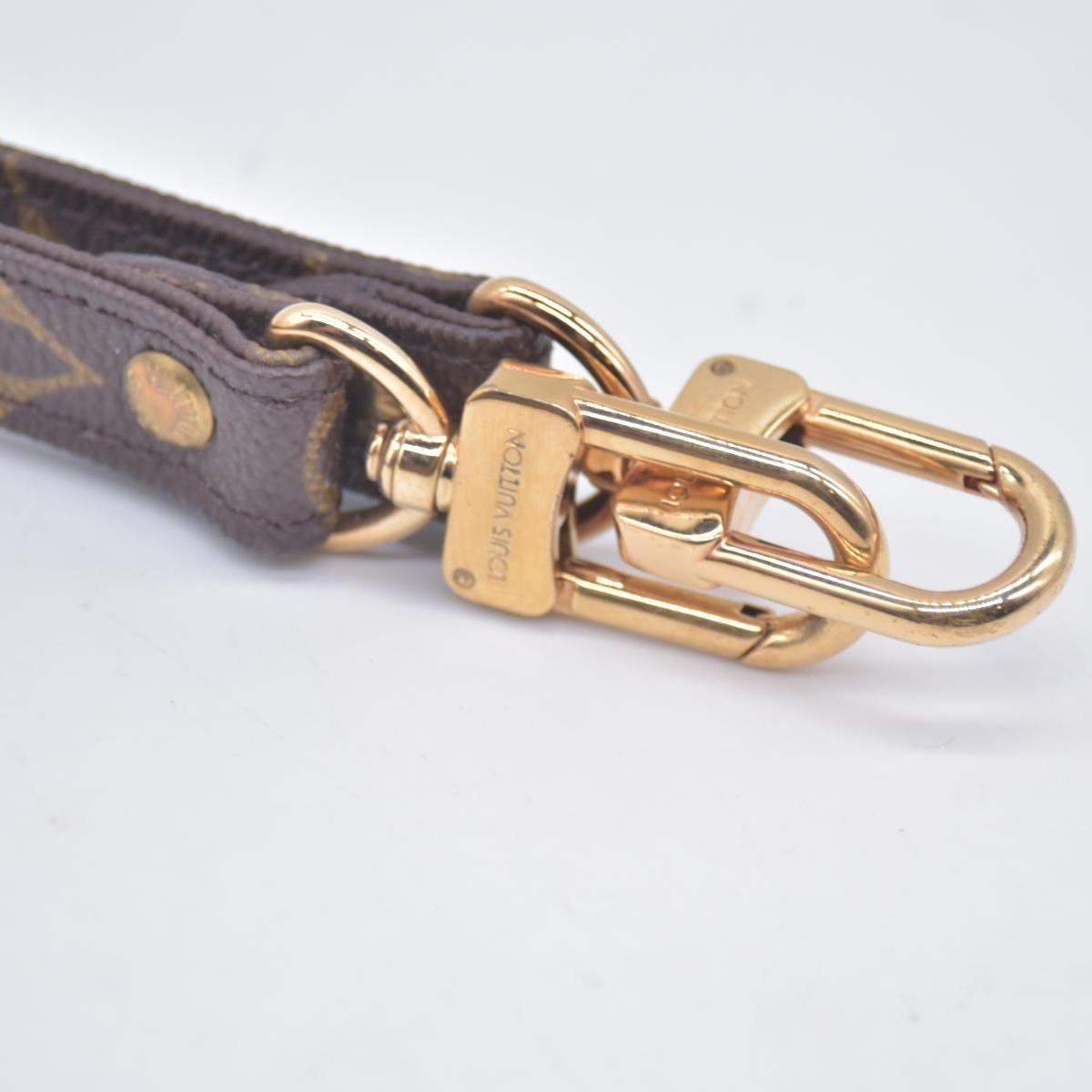 Louis Vuitton Bag Strap Monogram With Gold Hardware CONSIGNMENT