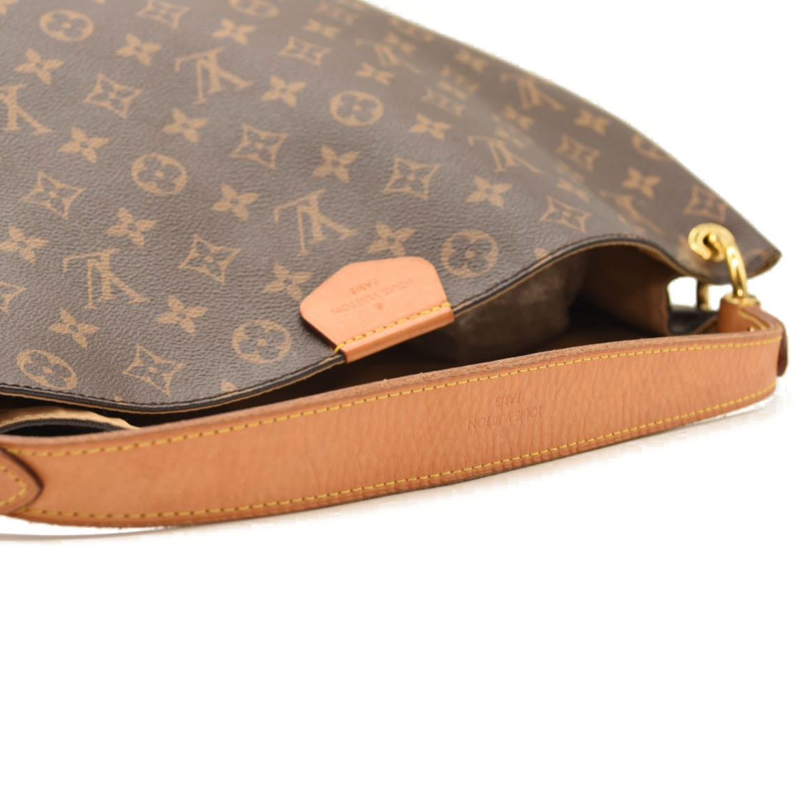 2018 Louis Vuitton Graceful Mm Brown Monogram Canvas Tote RI3138