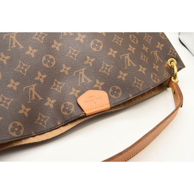2018 Louis Vuitton Graceful Mm Brown Monogram Canvas Tote RI3138