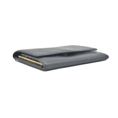 $445 2004 Louis Vuitton Epi Multicles Leather 6 Ring Key Case Black CA0014
