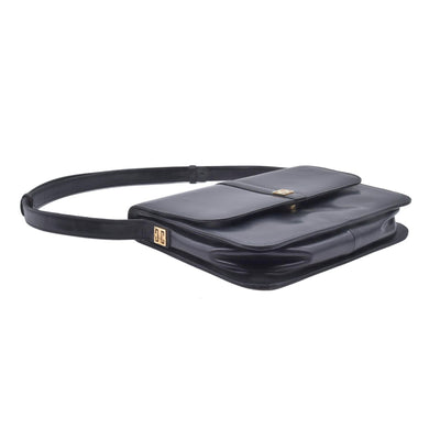 GIVENCHY Smooth Calfskin 4G Logo Flap Crossbody Bag Black CONSIGNMENT 10021186