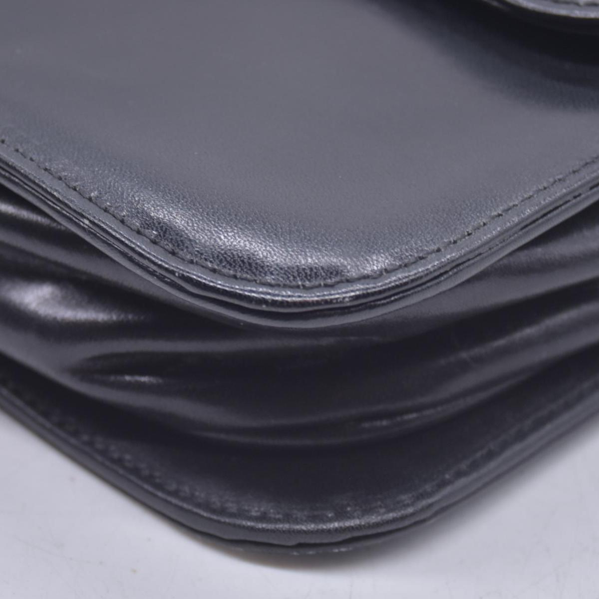 GIVENCHY Smooth Calfskin 4G Logo Flap Crossbody Bag Black CONSIGNMENT 10021186