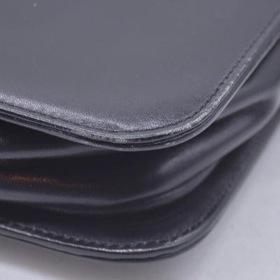 GIVENCHY Smooth Calfskin 4G Logo Flap Crossbody Bag Black CONSIGNMENT 10021186