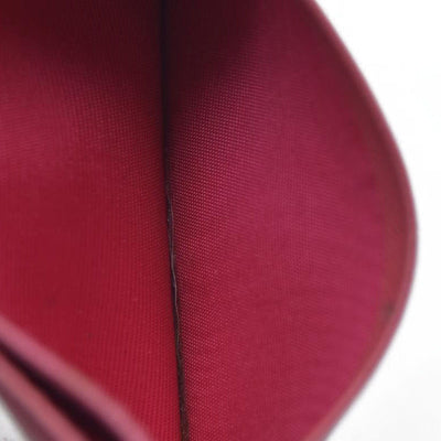 CONSIGNMENT Prada Prada Pink Saffiano Metal Leather Logo Card Holder
