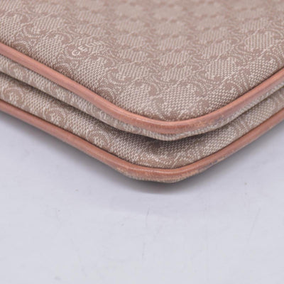 CELINE C Macadam Canvas Flap Shoulder Bag Chain Strap Tan CONSIGNMENT 10021189