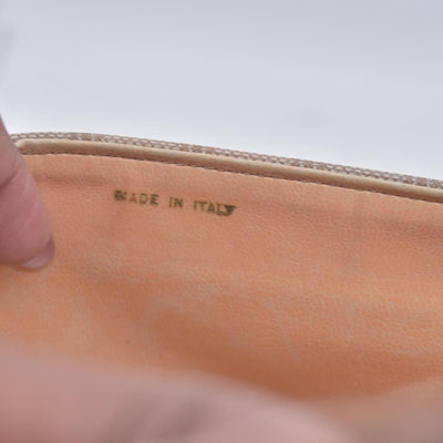 CELINE C Macadam Canvas Flap Shoulder Bag Chain Strap Tan CONSIGNMENT 10021189