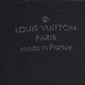 Louis Vuitton Damier Graphite Zippy Zip Coin Purse Wallet Black MI4101