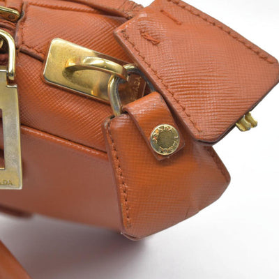 $750 Prada Saffiano Lux Mini Crossbody Bag