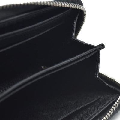 Louis Vuitton Damier Graphite Zippy Zip Coin Purse Wallet Black MI4101