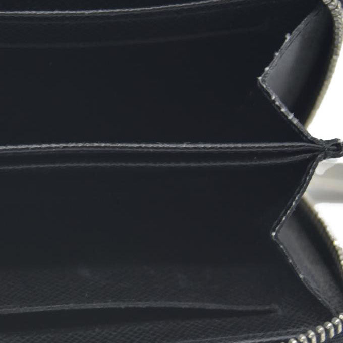 Louis Vuitton Damier Graphite Zippy Zip Coin Purse Wallet Black MI4101