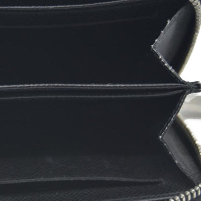 Louis Vuitton Damier Graphite Zippy Zip Coin Purse Wallet Black MI4101