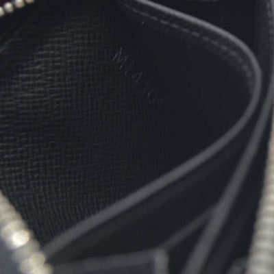 Louis Vuitton Damier Graphite Zippy Zip Coin Purse Wallet Black MI4101
