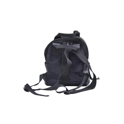 $1950 MIU MIU Leather Trimmed Matelasse Crystal Embellished Nylon Backpack
